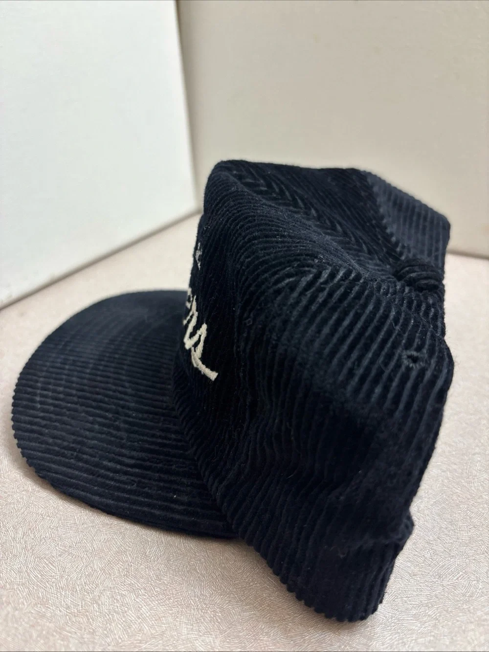Vintage Los Angeles Raiders Sports Specialties The Cord Corduroy Strapback Hat